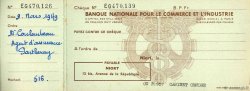 Francs FRANCE régionalisme et divers Niort 1950 DOC.Chèque TTB