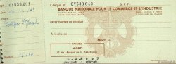 Francs FRANCE régionalisme et divers Niort 1949 DOC.Chèque TTB