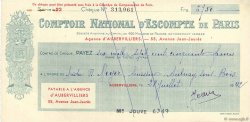 6750 Francs FRANCE regionalismo y varios Aubervilliers 1942 DOC.Chèque