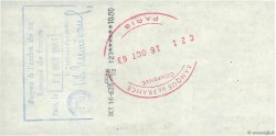 10 Francs FRANCE régionalisme et divers Paris 1963 DOC.Chèque SUP