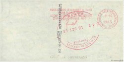 88,75 Francs FRANCE régionalisme et divers Paris 1963 DOC.Chèque SPL