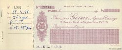 Francs FRANCE régionalisme et divers Paris 1946 DOC.Chèque SUP