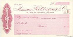 Francs FRANCE regionalismo e varie Paris 1943 DOC.Chèque