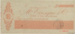 Francs FRANCE regionalismo y varios Lyon 1871 DOC.Chèque EBC