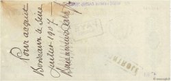 16000 Francs FRANCE régionalisme et divers Bordeaux 1907 DOC.Chèque SUP