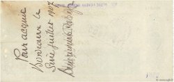 2000 Francs FRANCE régionalisme et divers Bordeaux 1907 DOC.Chèque SUP