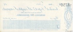 Francs FRANCE regionalism and miscellaneous Paris 1870 DOC.Chèque XF