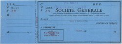 Francs FRANCE regionalismo e varie Paris 1943 DOC.Chèque SPL
