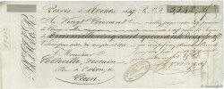 3542,25 Francs FRANCE régionalisme et divers Paris 1847 DOC.Chèque SUP