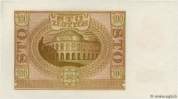 100 Zlotych POLOGNE  1940 P.097 pr.NEUF