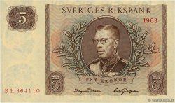5 Kronor SWEDEN  1963 P.50b UNC