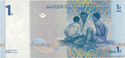 1 Franc RÉPUBLIQUE DÉMOCRATIQUE DU CONGO 1997 P.085a NEUF