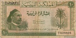 10 Piastres LIBYE  1952 P.13 TB