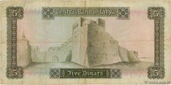 5 Dinars LIBYE  1972 P.36b TB
