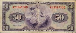 50 Deutsche Mark ALLEMAGNE FÉDÉRALE  1948 P.07a
