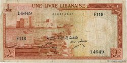 1 Livre LIBAN  1952 P.055a TB
