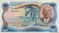 10 Kwacha MALAWI  1975 P.12c VF+