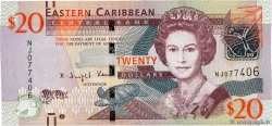 20 Dollars EAST CARIBBEAN STATES  2012 P.53b