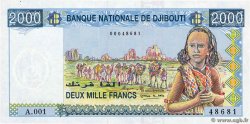 2000 Francs DJIBOUTI  1997 P.40 NEUF