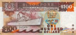 100 Dollars SINGAPOUR  1985 P.23a TTB