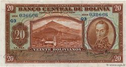 20 Bolivianos BOLIVIA  1928 P.122a