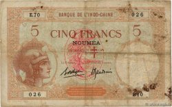 5 Francs NEUE HEBRIDEN 1941 P.04b