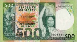 500 Francs - 100 Ariary MADAGASCAR  1974 P.064a pr.NEUF
