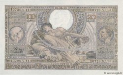 100 Francs - 20 Belgas BELGIQUE  1943 P.112