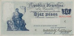 10 Pesos ARGENTINA 1935 P.245c AU