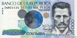 20000 Pesos COLOMBIA 1999 P.448d SC+