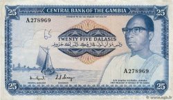 25 Dalasis GAMBIE 1972 P.07b TTB