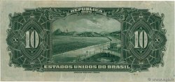 10 Cruzeiros sur 10 Mil Reis BRÉSIL 1942 P.126 TTB