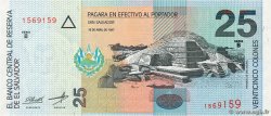 25 Colones EL SALVADOR 1997 P.149a FDC