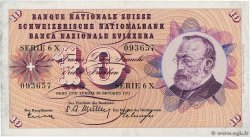 10 Francs SUISSE  1955 P.45b