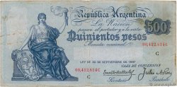 500 Pesos ARGENTINA 1935 P.248c F