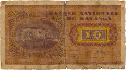 10 Francs KATANGA 1960 P.05a B