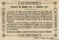 0,50 Franc SENEGAL 1917 P.01c VF
