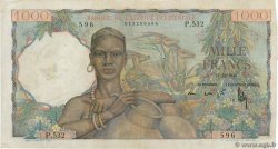 1000 Francs FRENCH WEST AFRICA 1948 P.42
