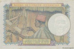 5 Francs FRENCH WEST AFRICA 1942 P.25 AU