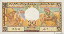 50 Francs BELGIQUE 1948 P.133a SUP+