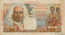 100 Francs La Bourdonnais GUADELOUPE 1946 P.35