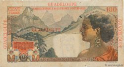 100 Francs La Bourdonnais GUADELOUPE 1946 P.35 B+