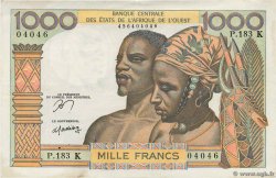 1000 Francs ÉTATS DE L AFRIQUE DE L OUEST 1978 P.703Kn
