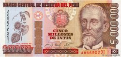 5000000 Intis PERU 1991 P.150 UNC