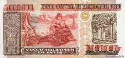 5000000 Intis PERU 1991 P.150 UNC
