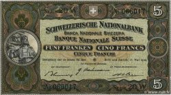 5 Francs SUISSE 1939 P.11i