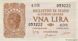 1 Lire ITALIE 1944 P.029b SPL