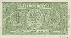 1 Lire ITALIE 1944 P.029b SPL
