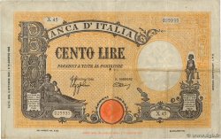 100 Lire ITALIE 1943 P.067a TB