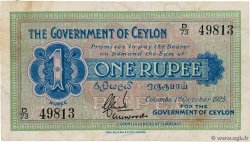 1 Rupee CEYLON  1925 P.016b